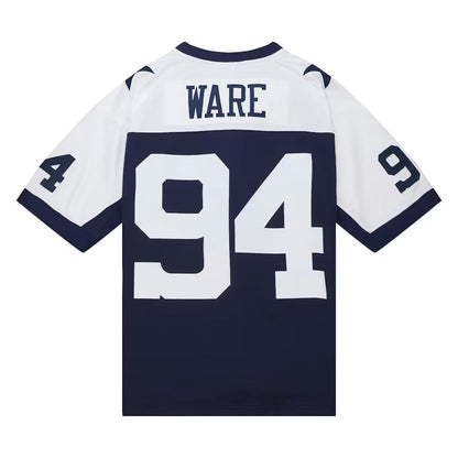 D.Cowboys #94 DeMarcus Ware Mitchell & Ness Navy 2005 Legacy Replica Jersey