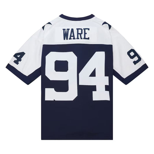 D.Cowboys #94 DeMarcus Ware Mitchell & Ness Navy 2005 Legacy Replica Jersey
