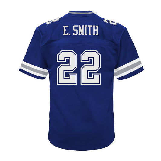 D.Cowboys #22 Emmitt Smith Mitchell & Ness Navy Big & Tall 1996 Legacy Retired Player Jersey