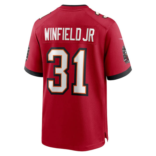 TB.Buccaneers #31 Antoine Winfield Jr. Red Game Jersey Stitched American Football Jerseys