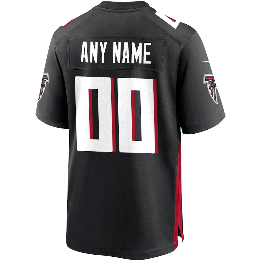 Custom A.Falcons Black Game Jersey Stitched American Football Jerseys