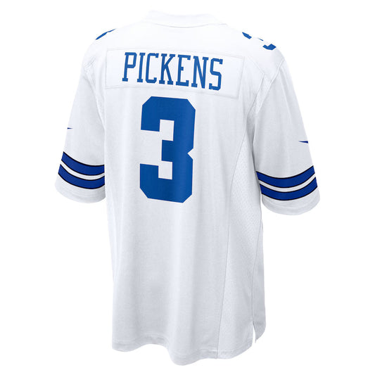 D.Cowboys #3 George Pickens White Game Jersey Stitched American Football Jerseys