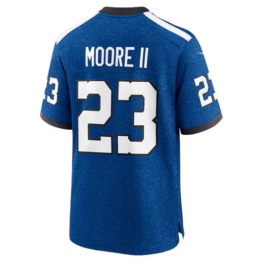 IN.Colts #23 Kenny Moore II Royal Game Jersey Stitched American Football Jerseys