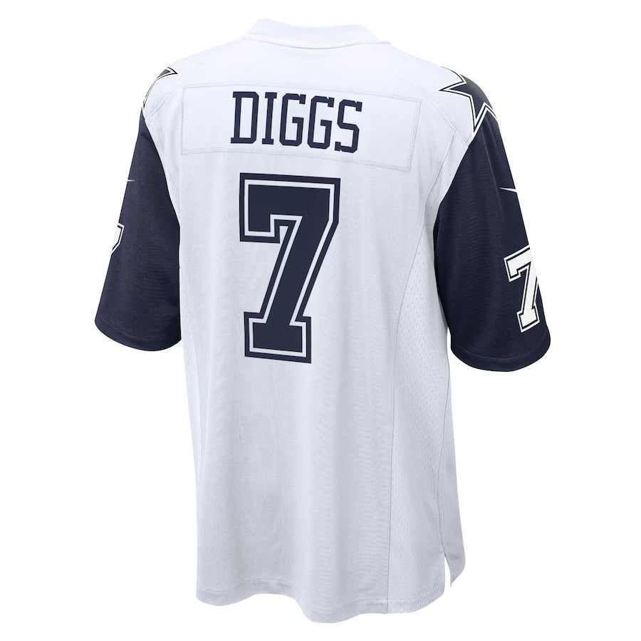 D.Cowboys #7 Trevon Diggs White Game Jersey Stitched American Football Jerseys