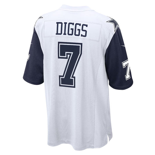 D.Cowboys #7 Trevon Diggs White Game Jersey Stitched American Football Jerseys