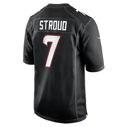H.Texans #7 C.J. Stroud Carbon Black Game Jersey Stitched American Football Jerseys